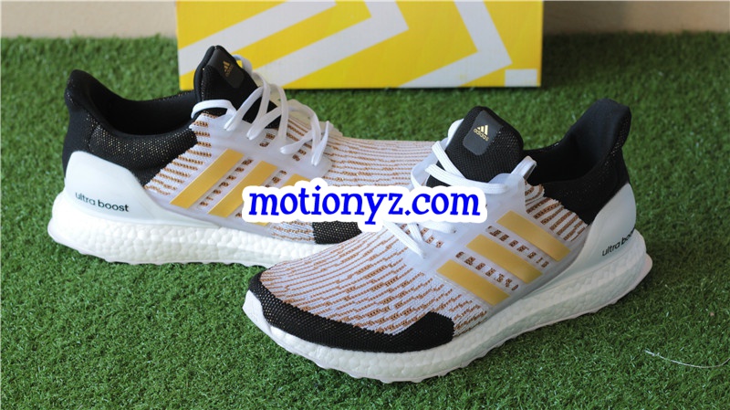 Real Boost Adidas Ultra Boost 3.0 Gold Trophy Custom